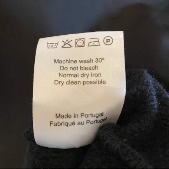 Drapeau Noir Vintage Heavyweight Cotton Fleece Black Sweatshirt Crewneck Quality - Picture 8 of 13